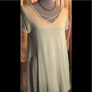 Amelia James Sage Green Kokomo Dress Tunic